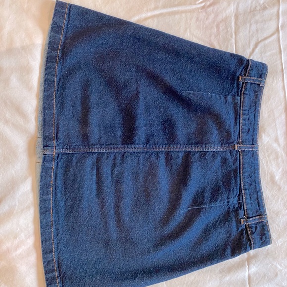 H&m Divided Color-blocked Denim Skirt size Small - Picture 2 of 3